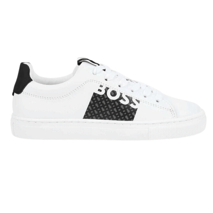 TENIS KIDS BOSS J29350 BLANCO