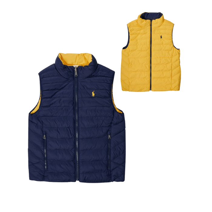 CHALECO RALPH LAUREN 322875513003 AZUL MARINO/AMARILLO