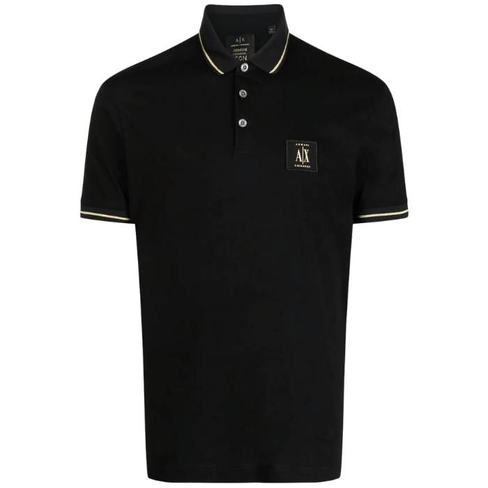 POLO ARMANI EXCHANGE 8NZFPQZJH4Z NEGRO