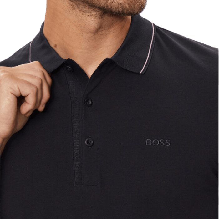 POLO PAULE 4 BOSS 50506195 AZUL OSCURO