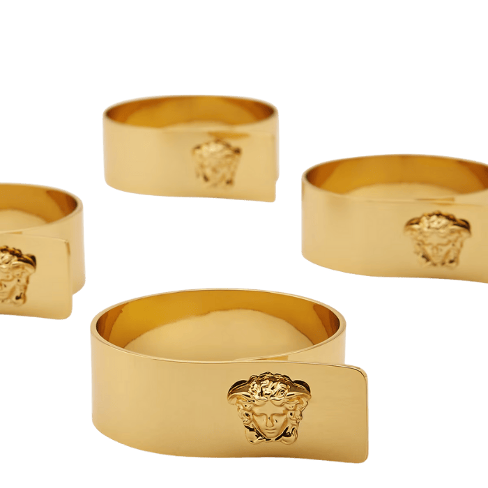 V.HOME 4 ANILLO SERVILLETA MEDUSA *GOLD