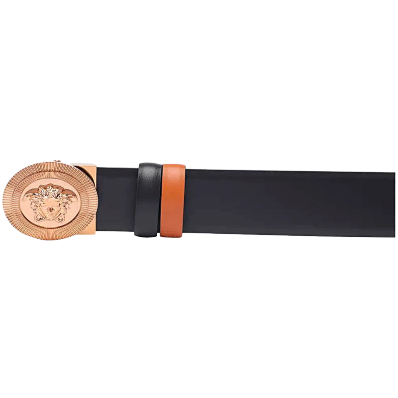 Cinto Versace 1012113DVTPH Preto/Marrom