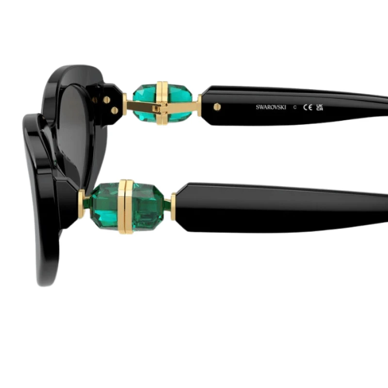 ÓCULOS DE SOL PRETOS SWAROVSKI SK6031