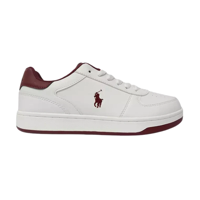 TÊNIS RALPH LAUREN 104327J BRANCO/BORDO