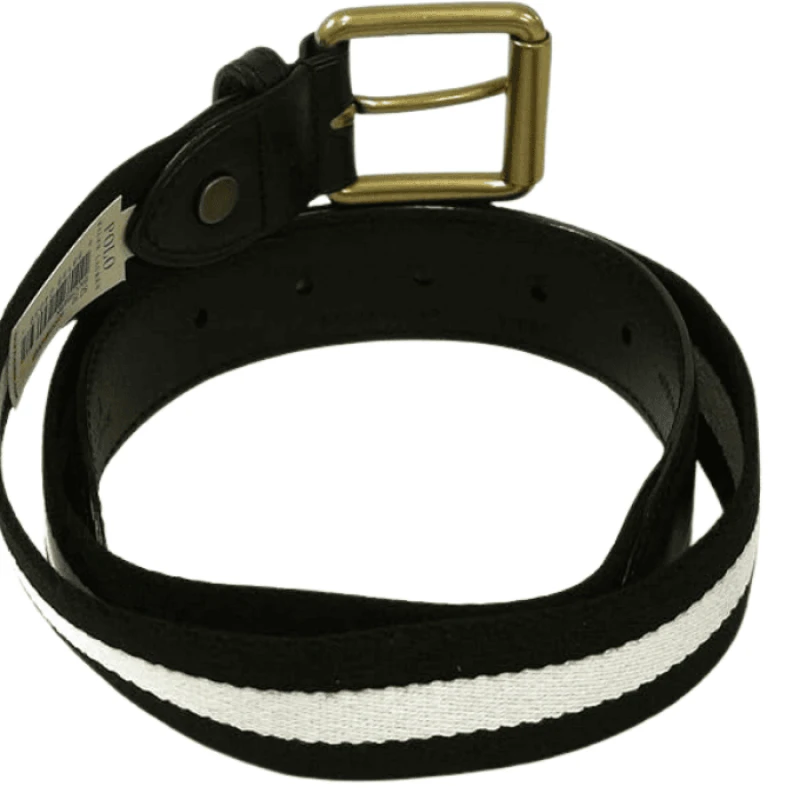 Cinto Ralph Lauren 405599840003 Preto/Creme