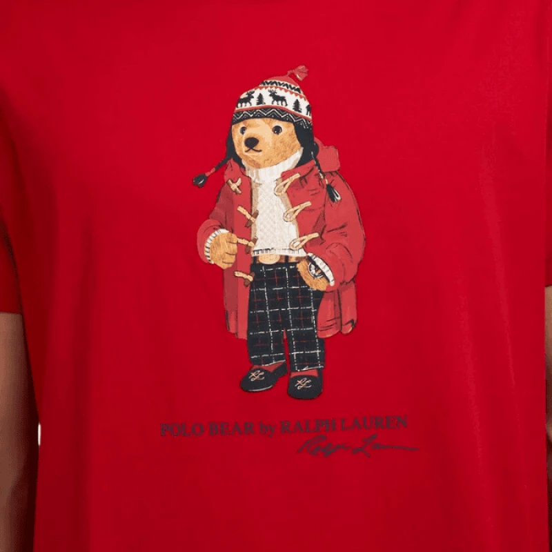 CAMISETA RALPH LAUREN 710854497040 URSO VERMELHO