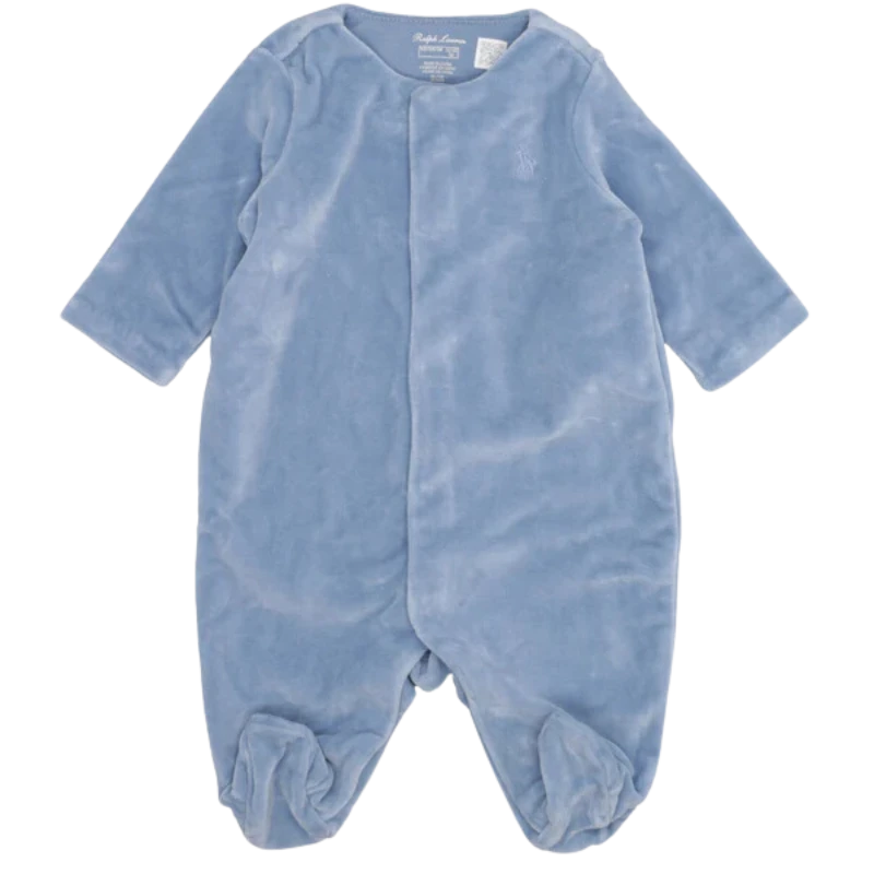 Macacão infantil Ralph Lauren 320876682004 azul