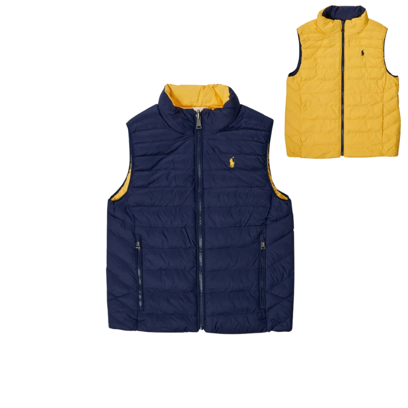 Colete infantil Ralph Lauren 323875513003 Azul/Amarelo