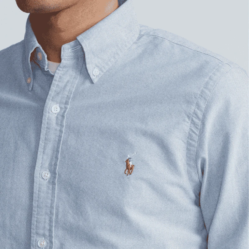 CAMISA RALPH LAUREN 710549084007 AZUL CLARO