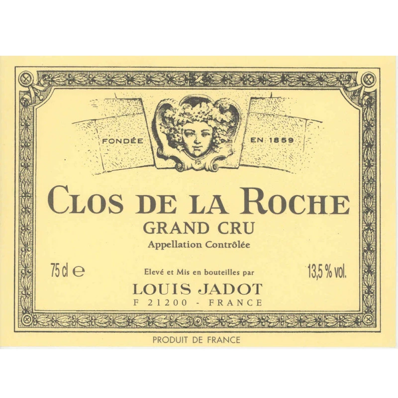 VINO LOUIS JADOT CLOS DE LA ROCHE GRAND CRU 2007