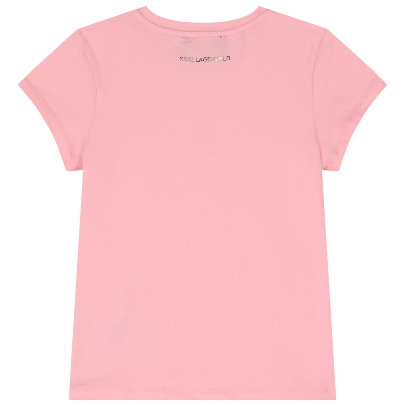 CAMISETA KARL LAGERFELD KIDS Z15435 ROSA