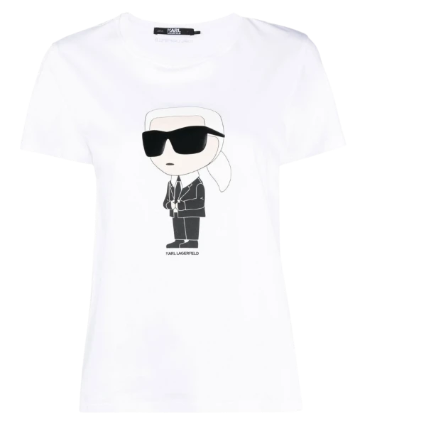 CAMISETA KARL LAGERFELD 230W1700 BLANCO