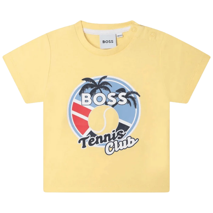 CAMISETA BOSS KIDS J05A05 AMARILLO