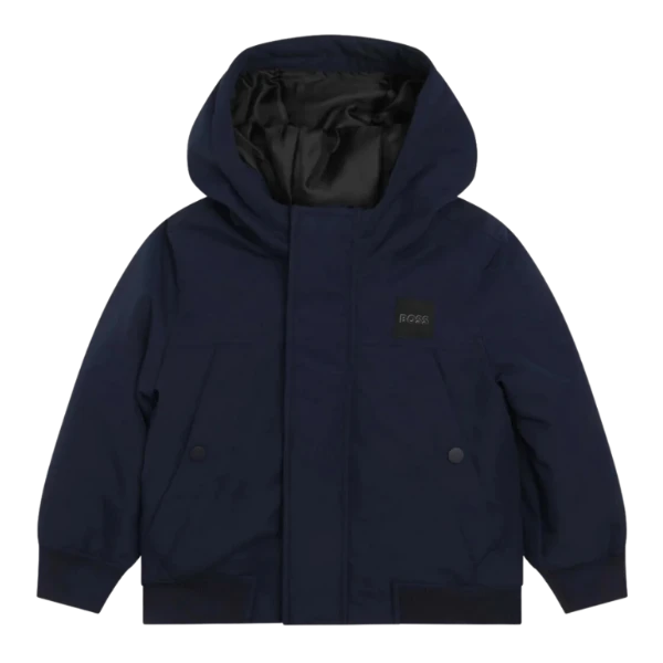 CHAQUETA BOSS INFANTIL J26483 AZUL MARINO
