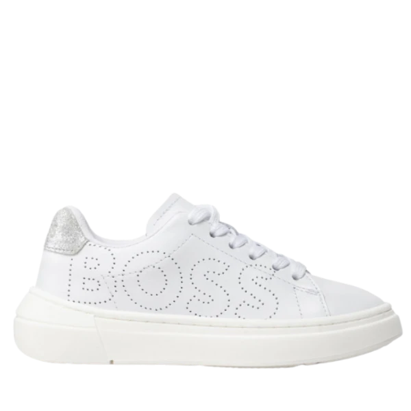 TENIS BOSS INFANTIL J19071 BLANCO