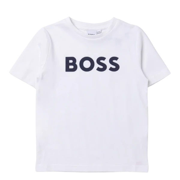 CAMISETA BOSS INFANTIL J25P24 BLANCO
