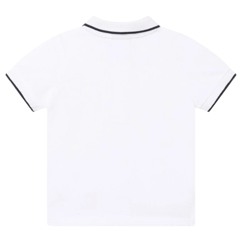 POLO BOSS KIDS J05P13 BRANCO