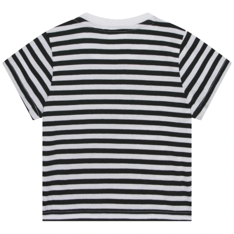 CAMISETA KIDS BOSS J05A09 AZUL/BLANCO