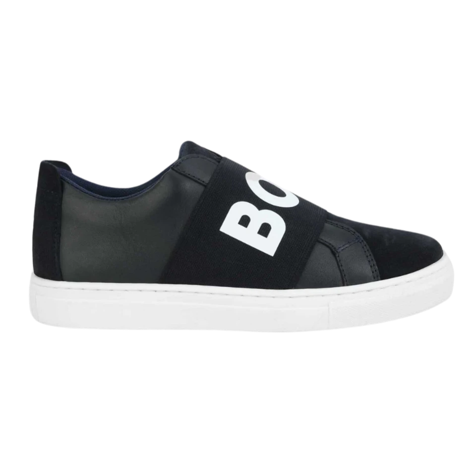 TENIS KIDS BOSS J29348 AZUL MARINO