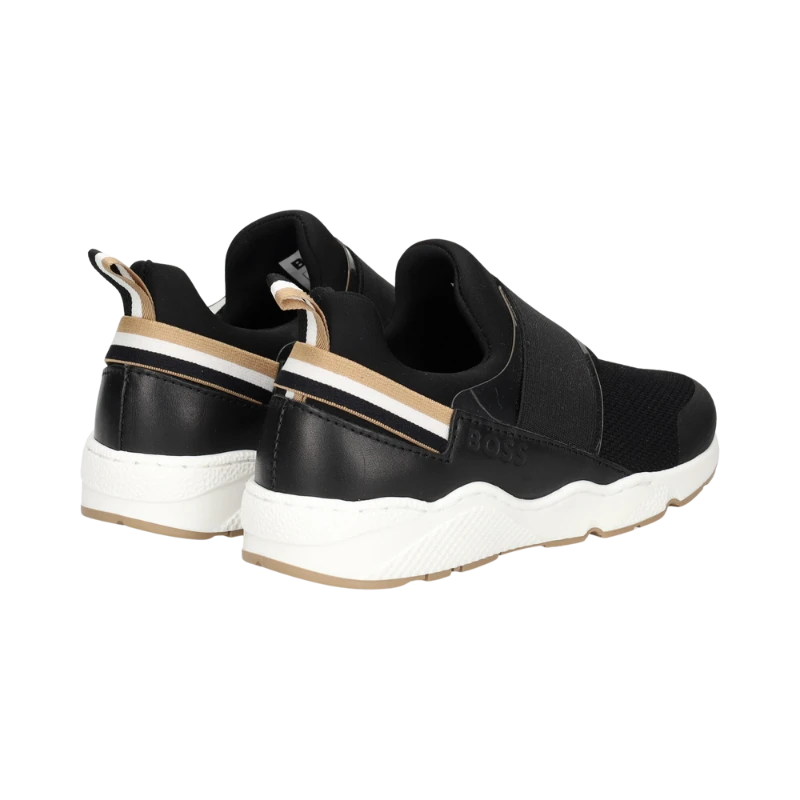 TENIS BOSS KIDS J29346 BEIGE