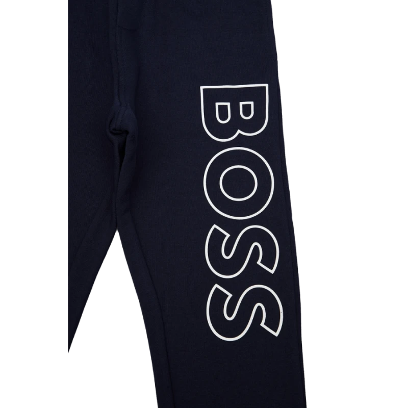 CONJUNTO KIDS BOSS J28121 AZUL MARINO