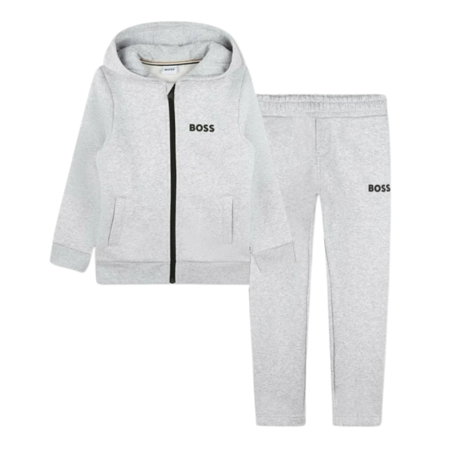 CONJUNTO BOSS KIDS J28120 GRIS