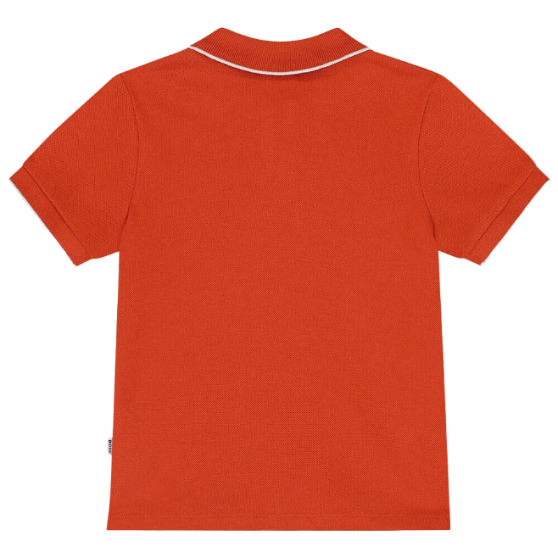 POLO BOSS KIDS J05A30 NARANJA