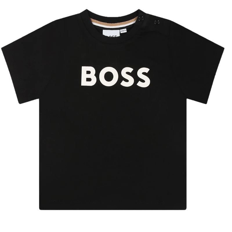 CAMISETA BOSS KIDS J05A20 NEGRO