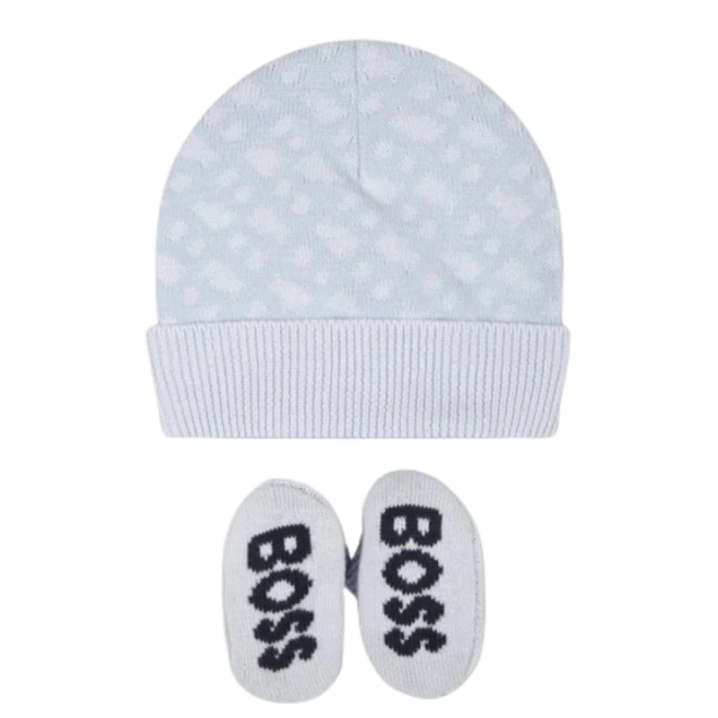 GORRO/ZAPATO BOSS KIDS J98423 AZUL MARINO