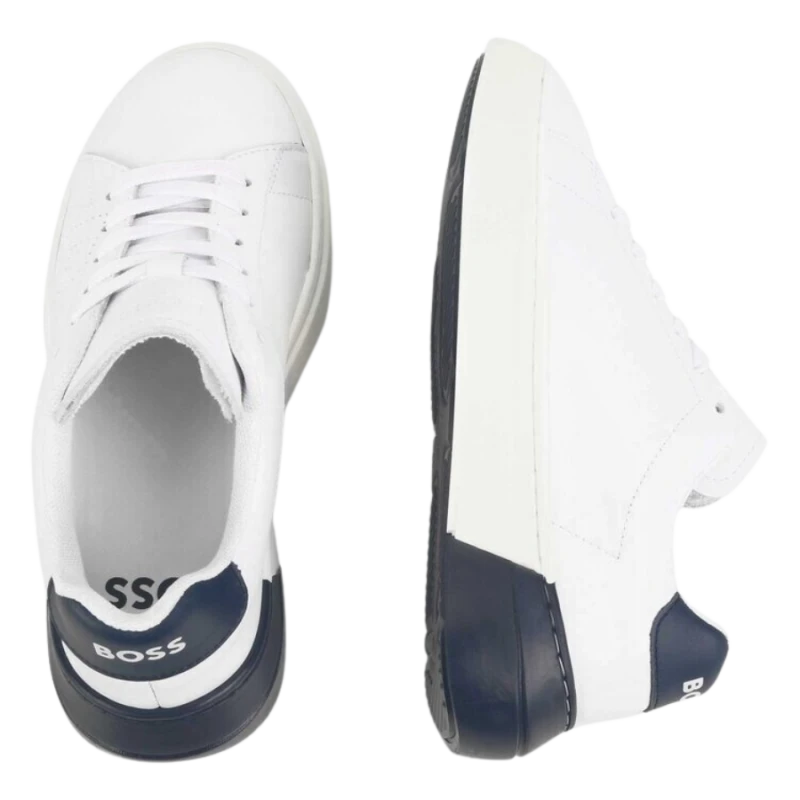 TENIS KIDS BOSS J29357 BLANCO
