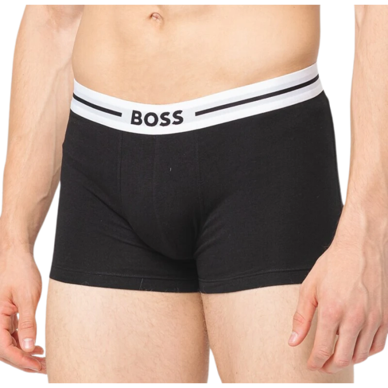 3 BOXER BOSS 50495472 NEGRO/NARANJA/AZUL
