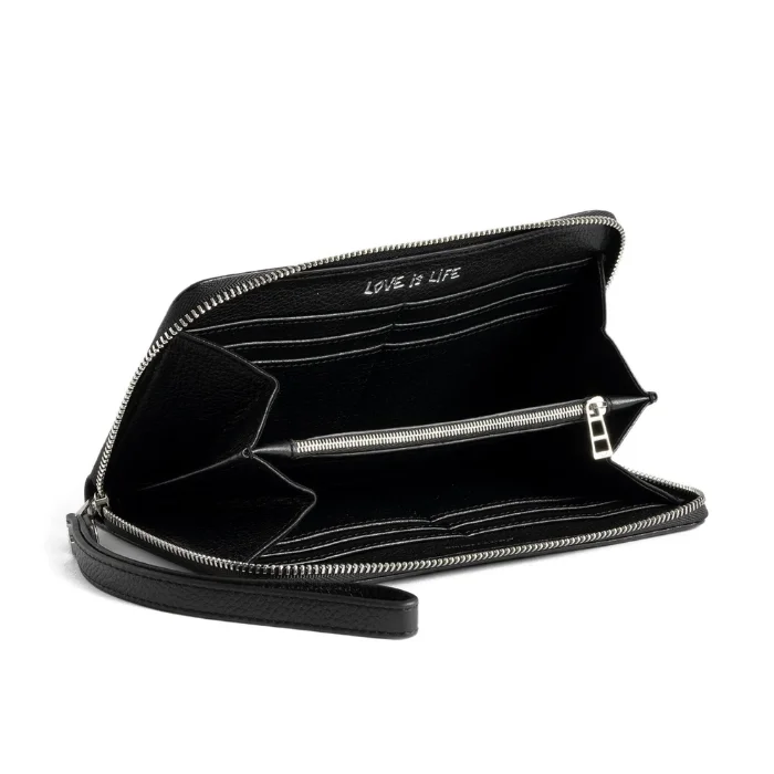 ZADIG&VOLTAIRE COMPAGNON GRAFFITI WALLET