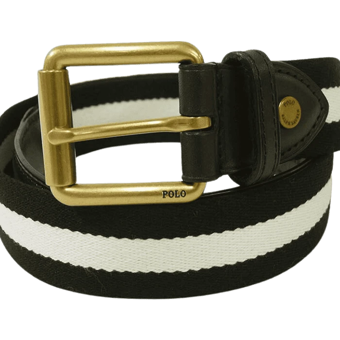 Cinto Ralph Lauren 405599840003 Preto/Creme