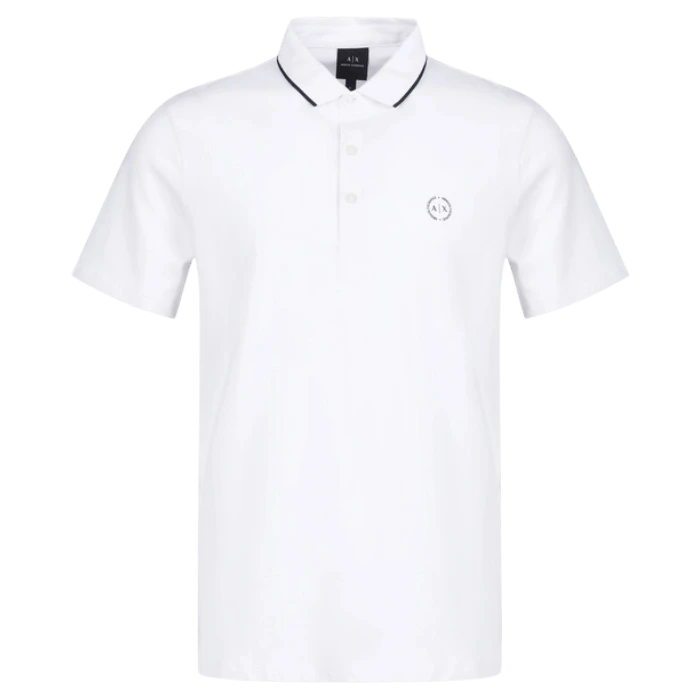 POLO ARMANI EXCHANGE 8NZF70Z8M9Z BLANCO