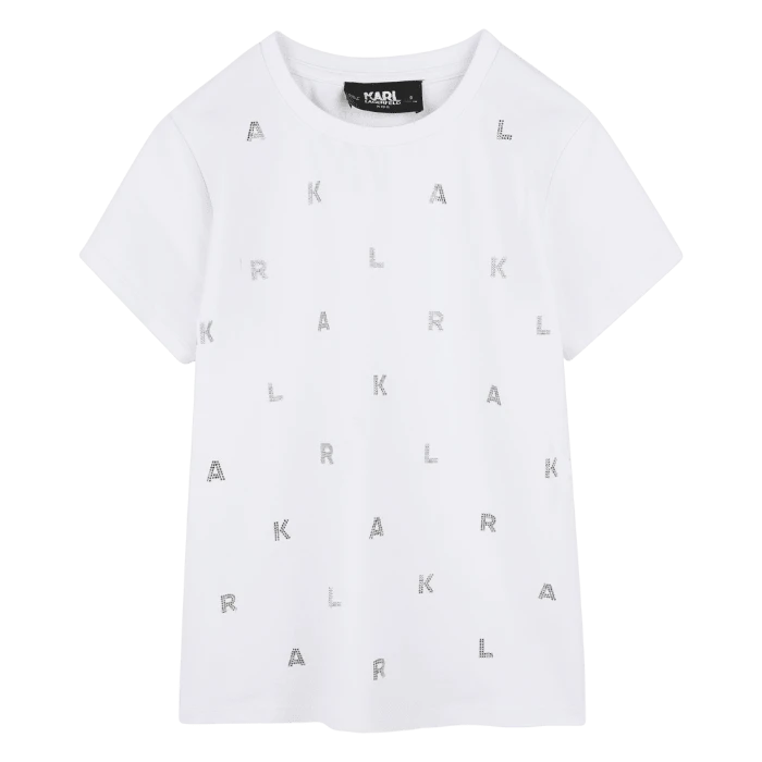 CAMISETA KARL LAGERFELD KIDS Z30571 BLANCO
