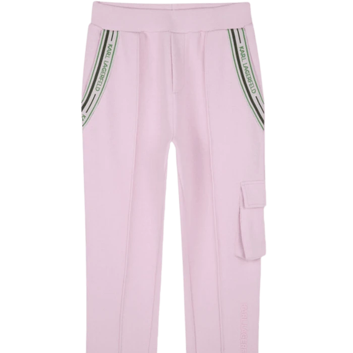 PANTALÓN KARL LAGERFELD KIDS Z30451 ROSA