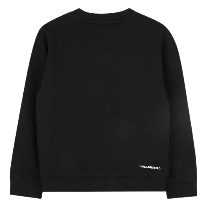 BUZO KARL LAGERFELD KIDS Z30431 NEGRO