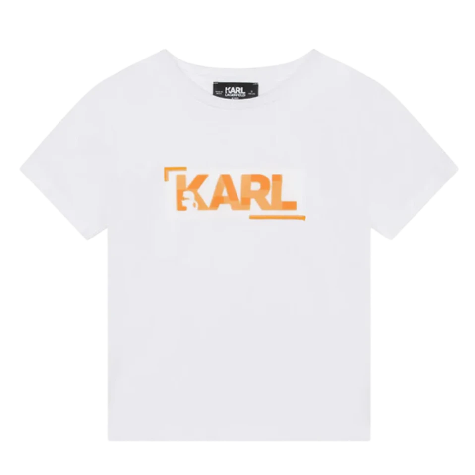 CAMISETA KARL LAGERFELD KIDS Z25399 BLANCO