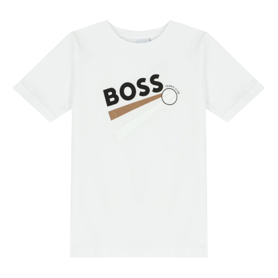 CAMISETA BOSS KIDS J25O08 BLANCO