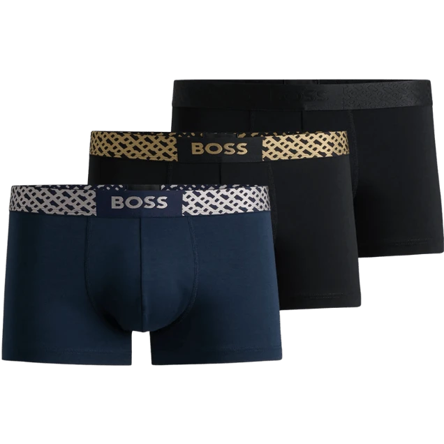 SET 3 BOXER BOSS 50524525 MULTICOLOR