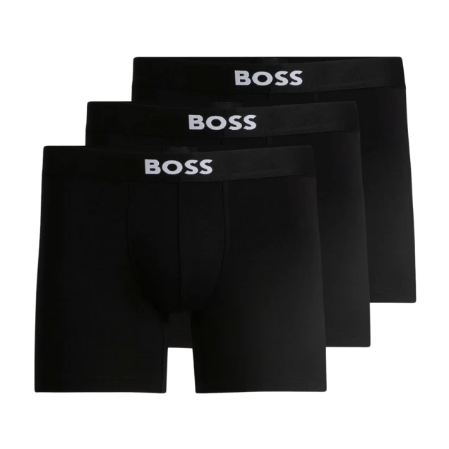 SET 3 BOXER BOSS 50544272 NEGRO