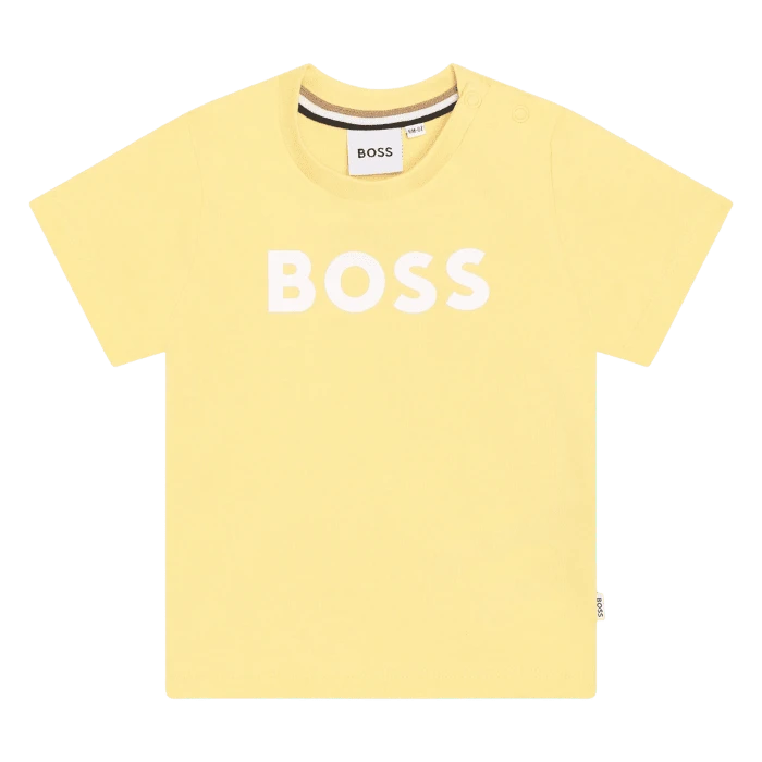 CAMISETA BOSS KIDS J05999 AMARILLO