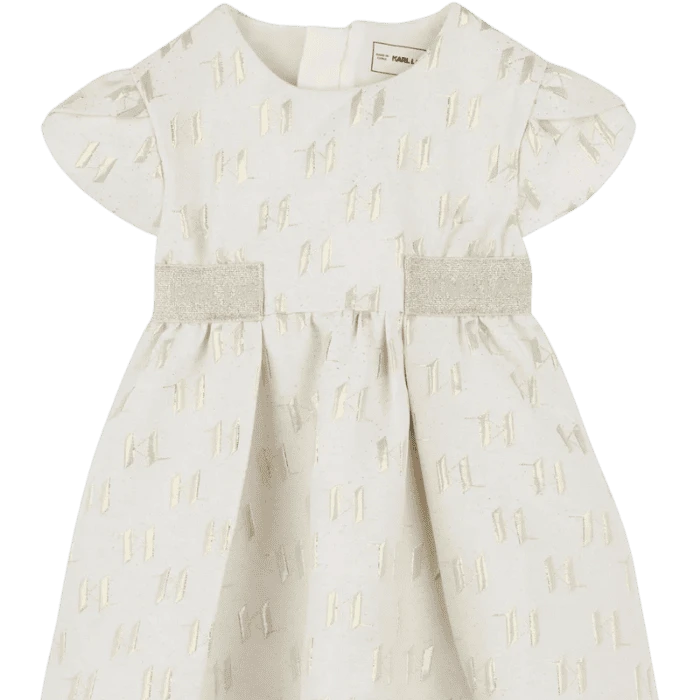 KARL KIDS VESTIDO Z30515 BEIGE