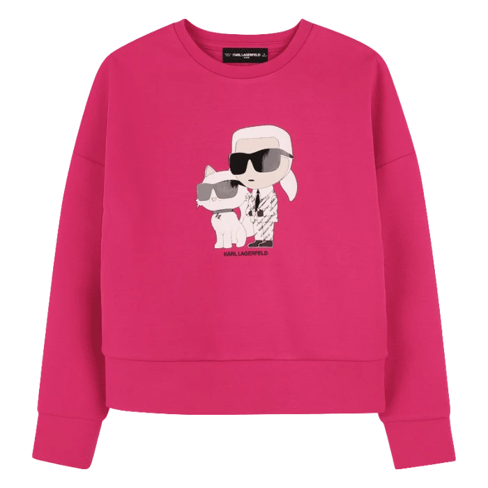 BUZO KARL LAGERFELD KIDS Z30472 PINK