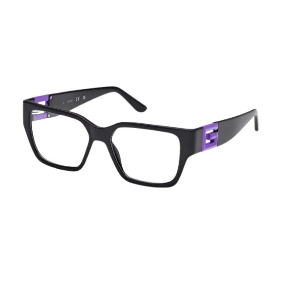 GAFAS DE GRADO GUESS GU2987 NEGRO/MORADO