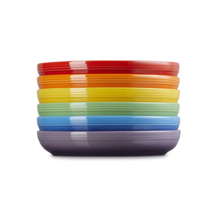 LE CREUSET 6 TAÇAS/MASSA ARCO-ÍRIS