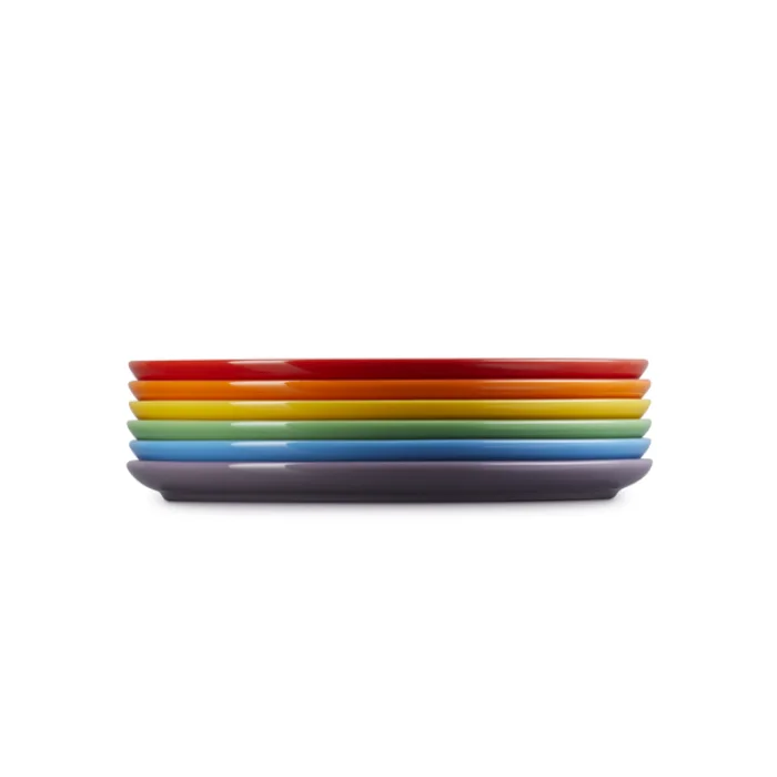 LE CREUSET 6 PRATOS/SALADA ARCO-ÍRIS